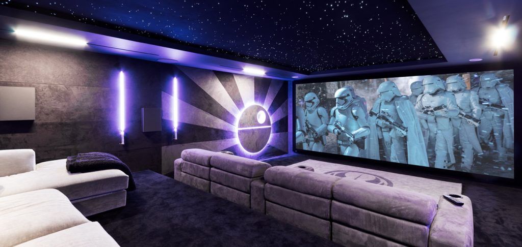 Perfectly designed home cinema